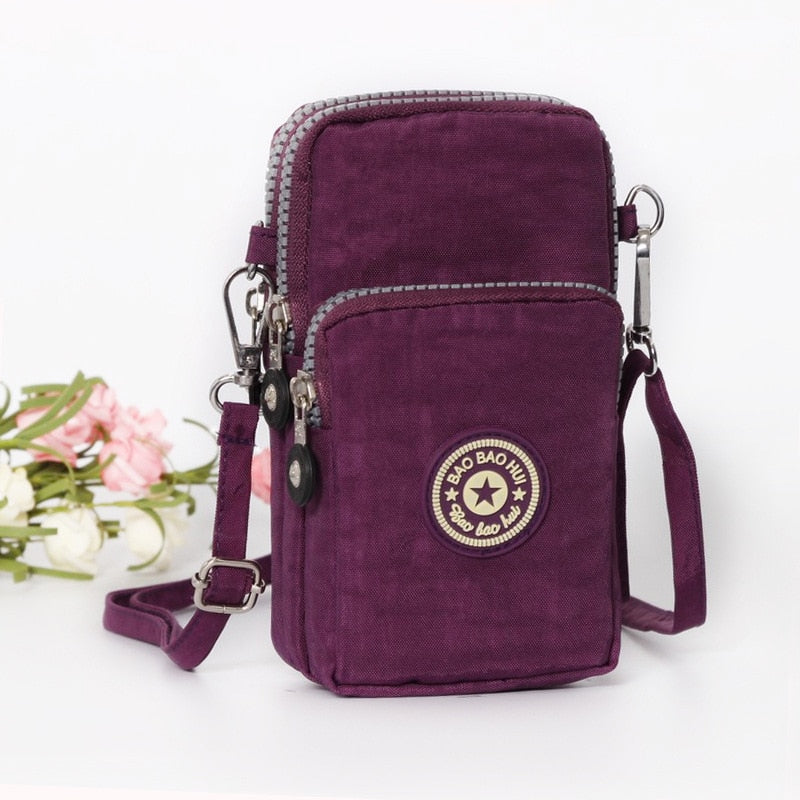 Small Shoulder Bag Nylon Women Mobile Phone Bag Mini Female Messenger Purse Lady Wallet CrossBody Bag Women Handbag сумка женска