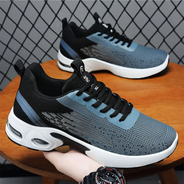 2024 Men's Shoes Spring fashion Soft sole sports single shoes flying woven Casual style men's Running shoes sneakers