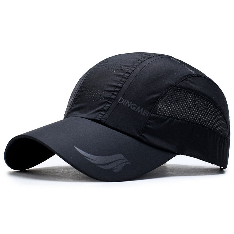 2022 Summer Brand For Men Sports Running Sweat Baseball Cap Male Canada Golf Quick Dry Women Kpop Solid Snapback Bone Hat E37