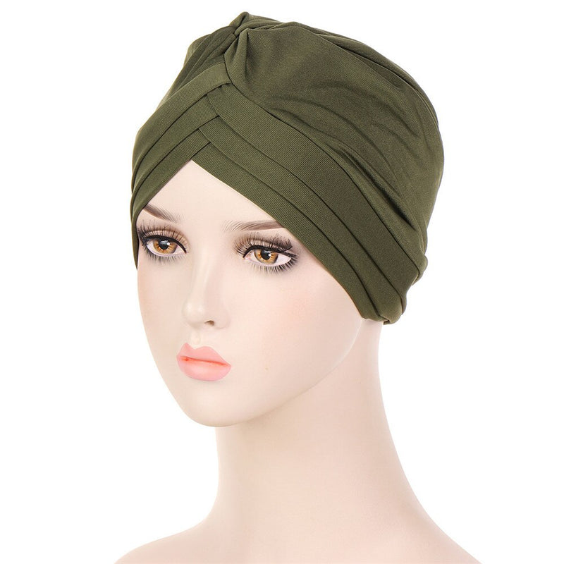 India Muslim Women Hijab Hat Cancer Chemo Cap Braid Beads Turban Headscarf Islamic Head Wrap Lady Beanie Bonnet Hair Loss Cover