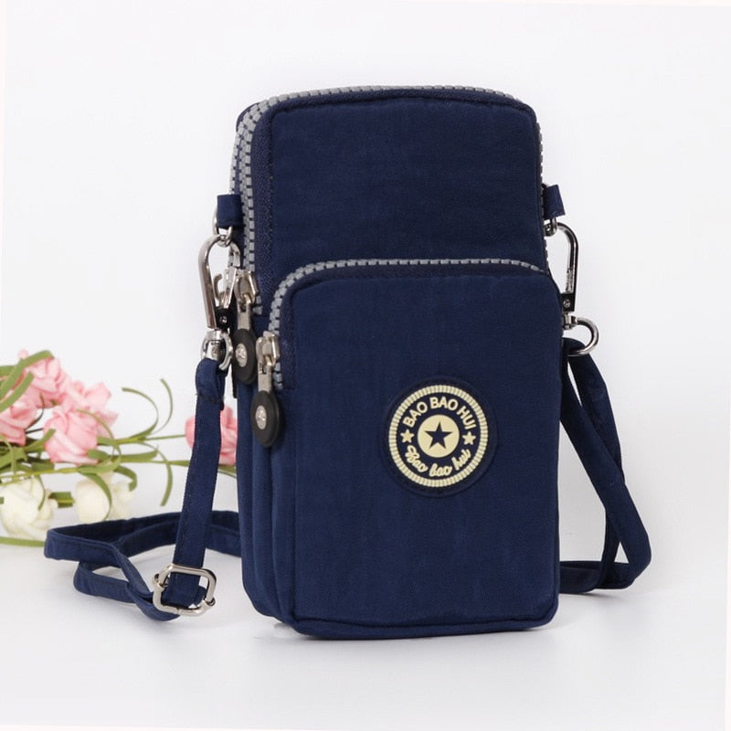 Small Shoulder Bag Nylon Women Mobile Phone Bag Mini Female Messenger Purse Lady Wallet CrossBody Bag Women Handbag сумка женска