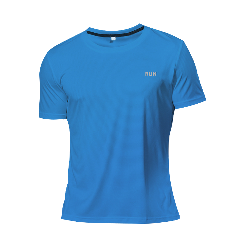 High Quality Polyester Men Running T Shirt Quick Dry Fitness Shirt Training Exercise Clothes Gym Sport Shirt Tops Lightweight