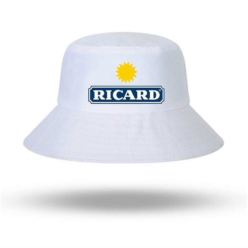 Fashion RICARD Bob Bucket Hats Men Women Cotton Outdoor Reversible Fisherman Caps Beach Fishing Hat Girl Boy Chapeau Panama Hat