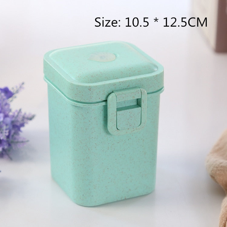 Kitchen 900ml Microwave Lunch Box Wheat Straw Dinnerware Food Storage Container Children Kids School Office Portable Bento Box