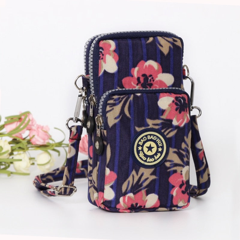 Small Shoulder Bag Nylon Women Mobile Phone Bag Mini Female Messenger Purse Lady Wallet CrossBody Bag Women Handbag сумка женска