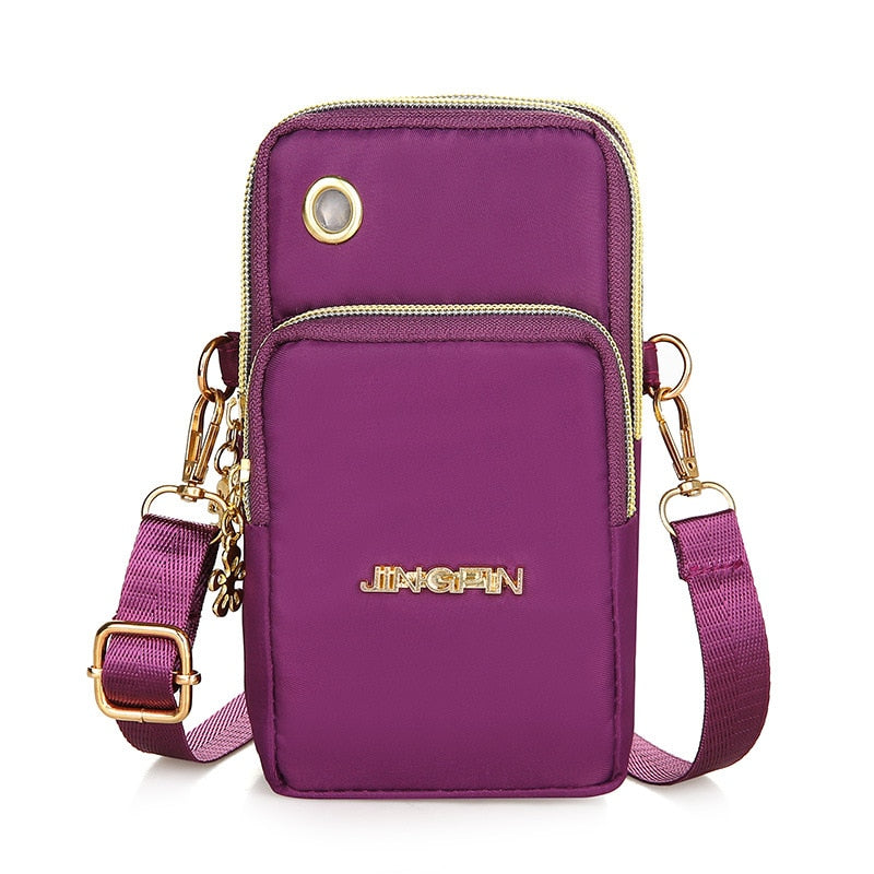 Small Shoulder Bag Nylon Women Mobile Phone Bag Mini Female Messenger Purse Lady Wallet CrossBody Bag Women Handbag сумка женска