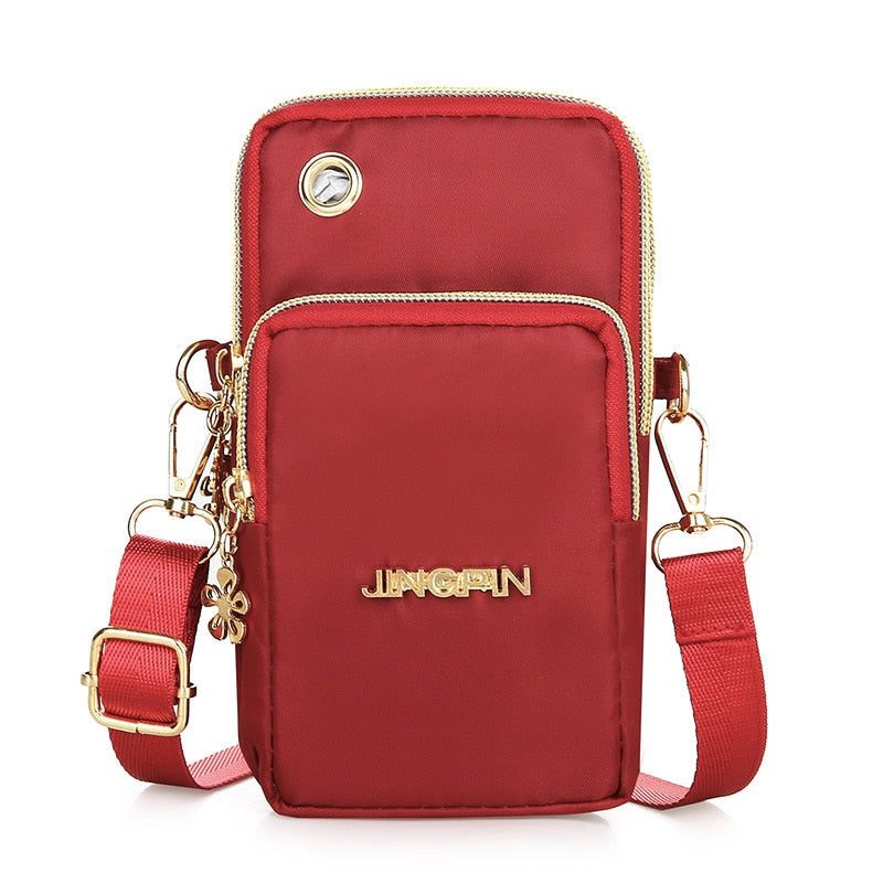 Small Shoulder Bag Nylon Women Mobile Phone Bag Mini Female Messenger Purse Lady Wallet CrossBody Bag Women Handbag сумка женска