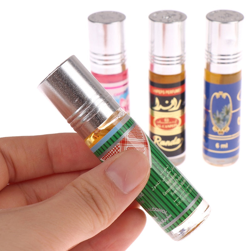 New 6ML Muslim Roll On Perfume Women Men Fragrance Essence Oil Body Scented Lasting Fragrance