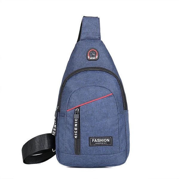 Casual Men's Chest Bag Business Shoulder Bag Messenger Bag Nylon Canvas Fashion Waist Bag Outdoor Sports Brand Shoulder Bag