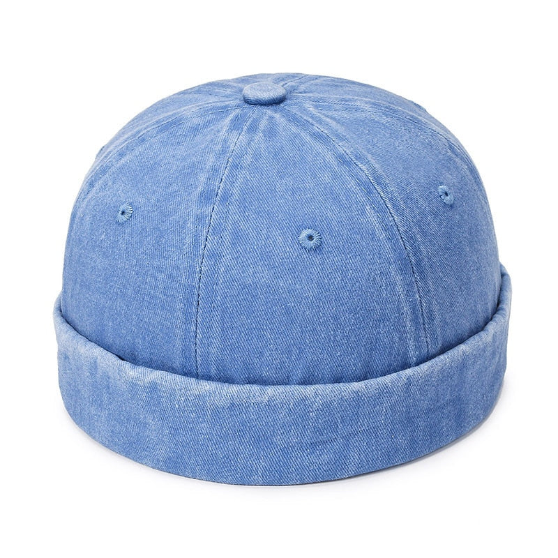 Vintage Dome Hat Mens Melon Beanie Cap Solid Color Docker Hat Unisex adjustable Winter Hat for Women men Bonnet Beanies