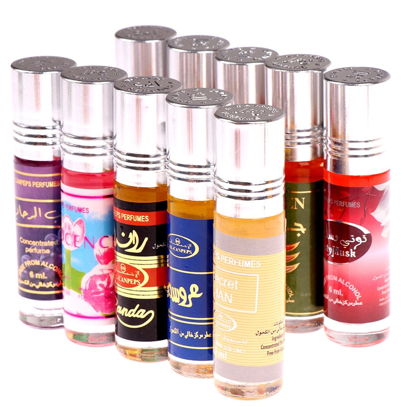 New 6ML Muslim Roll On Perfume Women Men Fragrance Essence Oil Body Scented Lasting Fragrance