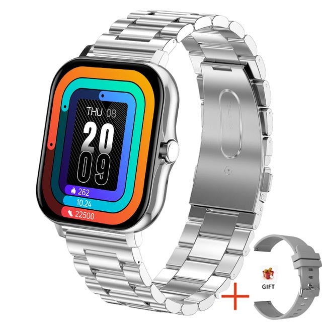 For Xiaomi Samsung Android Phone 1.69&quot; Color Screen Full Touch Custom Dial Smart watch Women Bluetooth Call 2022 Smart Watch Men