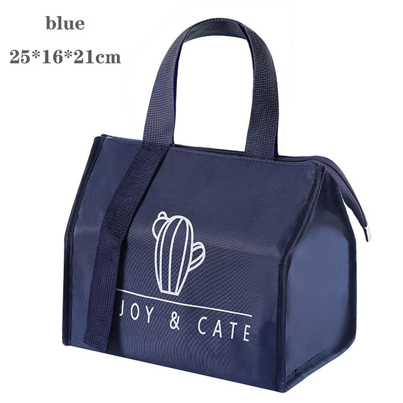 Lunch Food bag Aluminum Thermal Bag with cooler Insulation box Foil Children Lunchbox Food storage Bag School and work Food Bag