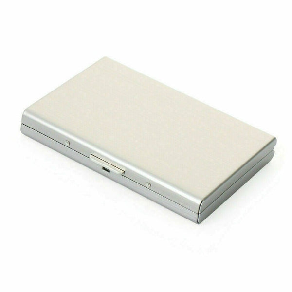 1pc Card Holder Men RFID Blocking Aluminum Metal Slim Wallet Money Bag Anti-scan Credit Card Holder Thin Case Small Male Wallet