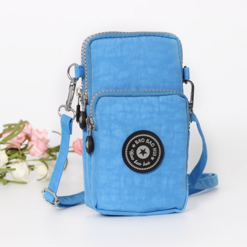 Small Shoulder Bag Nylon Women Mobile Phone Bag Mini Female Messenger Purse Lady Wallet CrossBody Bag Women Handbag сумка женска