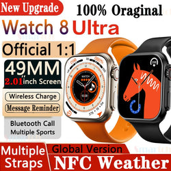 2023 S8 Ultra Max Smart Watch Ultra Q8 Fitness NFC Original 1:1 Iwo Series 8 BT Call Smart Watches Men Women For Apple Android