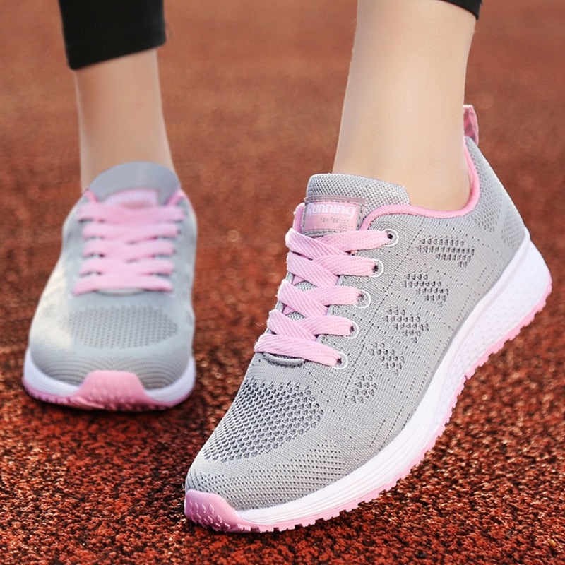 Sneakers Women Shoes Fashion Vulcanize Chunky Sneakers Flat Ladies Shoes Walking Women&#39;s Sneakers Plus Size Mujer Shoes Woman