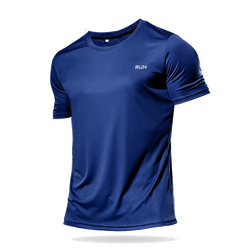 High Quality Polyester Men Running T Shirt Quick Dry Fitness Shirt Training Exercise Clothes Gym Sport Shirt Tops Lightweight