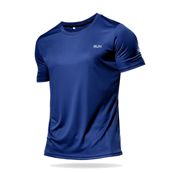 High Quality Polyester Men Running T Shirt Quick Dry Fitness Shirt Training Exercise Clothes Gym Sport Shirt Tops Lightweight